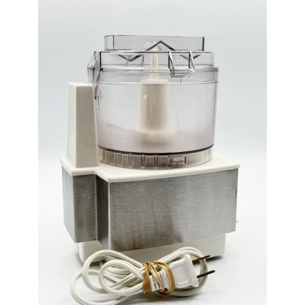 Cuisinart Mini-Prep 2.6-Cup Food Processor White / Stainless DLC-1SSW TX Type21
